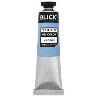 Blick Oil Colors - Light Blue, 40 ml tube