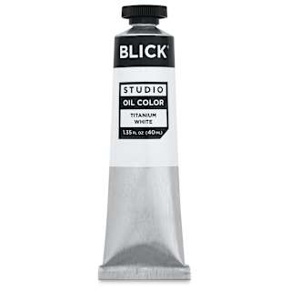 Blick Studio Oil Colors - Titanium White, 40 ml tube
