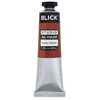 Blick Oil Colors - Burnt Sienna, 40 ml tube