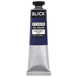Blick Oil Colors - Permanent Blue, 40 ml tube