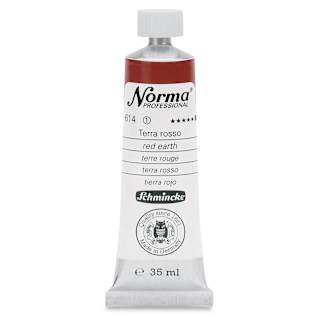 Schmincke Norma Professional Oil Paint - Red Earth, 35 ml, Tube