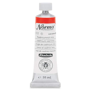 Schmincke Norma Professional Oil Paint - Cadmium Red Mix, 35 ml, Tube