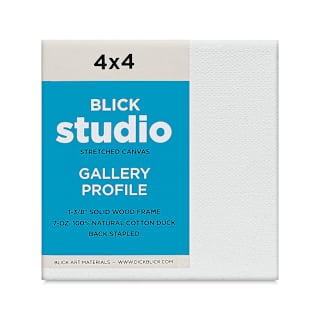 Blick Studio Stretched Cotton Canvas - Gallery Profile, 4" x 4"