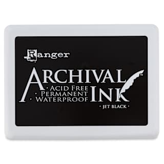 Ranger Archival Ink Pad - Jumbo, Jet Black