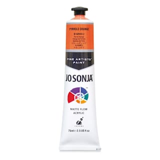 Jo Sonja's Artist Acrylic - Pyrrole Orange, 2.5 oz tube