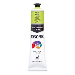 Jo Sonja's Artist Acrylic - Yellow Green, 2.5 oz tube