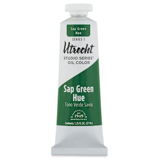Utrecht Studio Series Oil Paint - Sap Green Hue, 37 ml, Tube