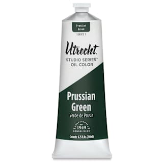 Utrecht Studio Series Oil Paint - Prussian Green, 200 ml tube