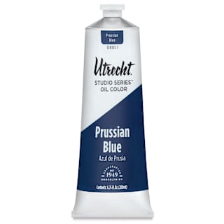 Utrecht Studio Series Oil Paint - Prussian Blue, 200 ml tube