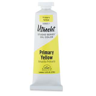 Utrecht Studio Series Oil Paint - Primary Yellow, 37 ml, Tube