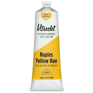 Utrecht Studio Series Oil Paint - Naples Yellow Hue, 200 ml tube