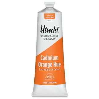 Utrecht Studio Series Oil Paint - Cadmium Orange Hue, 200 ml tube