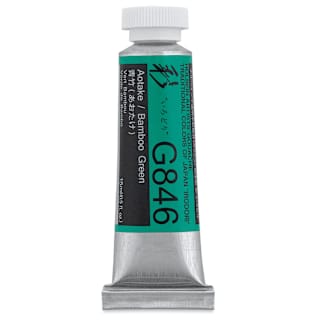Holbein Irodori Artist Gouache - Bamboo Green, 15 ml, Tube