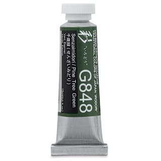 Holbein Irodori Artist Gouache - Pine Tree Green, 15 ml, Tube