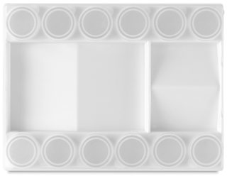 Richeson 12-Well Plastic Palette with Cups - 12 Well
