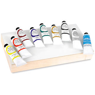 Gamblin 1980 Oils - Set of 9, Introductory Colors, 37 ml