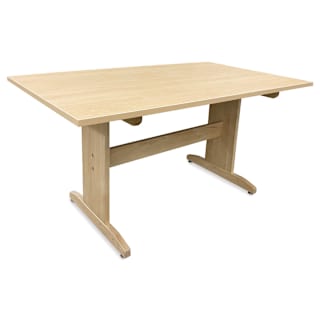 Hann Art Table - 36"H x 72"L x 42"W, Rounded Corner, High Pressure Laminate Top