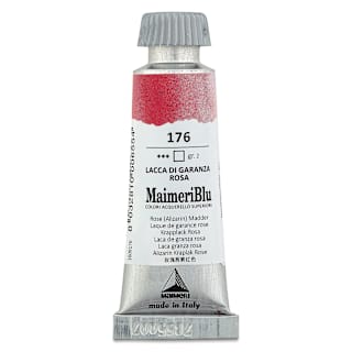 Maimeri Blu Artist Watercolor - Rose Alizarin Madder, 12 ml Tube