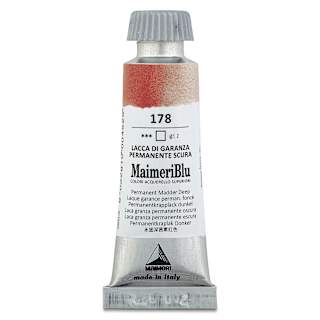Maimeri Blu Artist Watercolor - Permanent Madder Deep, 12 ml Tube