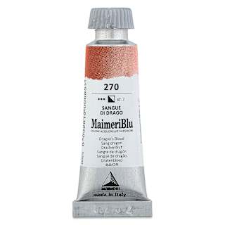 Maimeri Blu Artist Watercolor - Dragon's Blood, 12 ml Tube