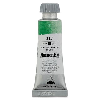 Maimeri Blu Artist Watercolor - Cobalt Green Deep, 12 ml Tube