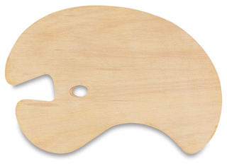 Richeson Palette - 18" x 26 1/2", Wooden Palette, Right Hand