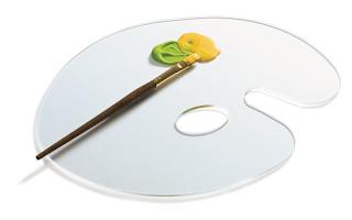 Richeson Clear Acrylic Palette - 11" x 8 1/2", Clear