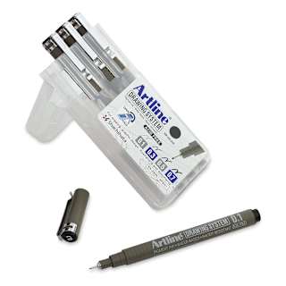 Artline Drawing Pen Set - Wallet Set A, Set of 4