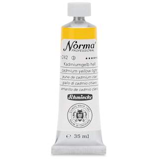 Schmincke Norma Professional Oil Paint - Cadimum Yellow Light, 35 ml, Tube