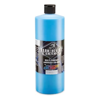 Createx Wicked Colors Airbrush Color - Opaque Daylight Blue, 32 oz, Bottle