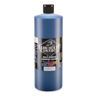 Createx Wicked Colors Airbrush Color - Opaque Phthalo Blue, 32 oz, Bottle