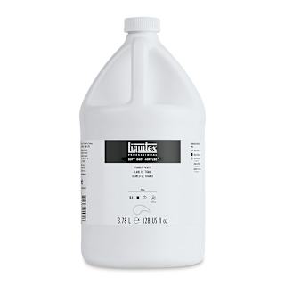 Liquitex Soft Body Artist Acrylics - Titanium White, 3.78 L