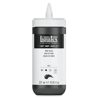 Liquitex Soft Body Artist Acrylics - Mars Black, 237 ml