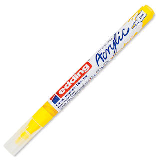 Edding Acrylic Paint Marker - Traffic Yellow 905, Fine