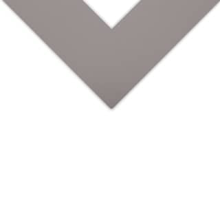 Decorative Cream Core Matboard- 32" x 40", TV Gray