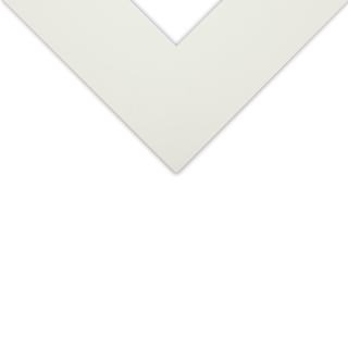 Crescent Berkeley Cream Core Matboard - 32" x 40", Fabric White
