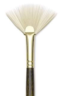 Princeton Series 6300 Dakota Synthetic Bristle Brush - Fan, Long Handle, Size 8