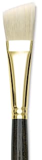 Princeton Series 6300 Dakota Synthetic Bristle Brush - Angular Bright, Long Handle, Size 12