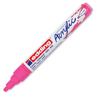 Edding Acrylic Paint Marker - Neon Pink 069, Medium