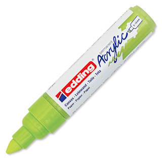Edding Acrylic Paint Marker - Pastel Green 917, Broad