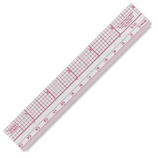 Westcott Plastic Ruler - 6", 10ths
