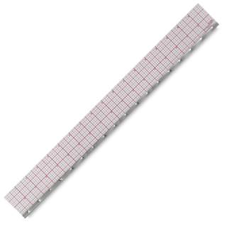 Westcott Plastic Ruler - 18", 8ths, Matted