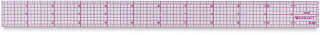 Westcott Plastic Ruler - B-60, 8ths