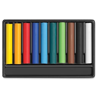 Caran d'Ache Swisscolor Wax Pastels - Set of 10