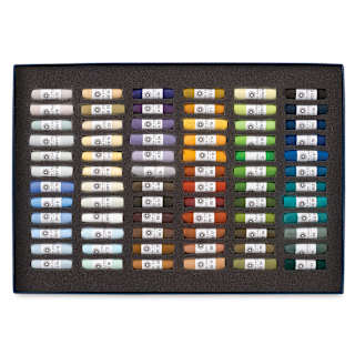Unison Handmade Pastel Set - Landscape Colors, Set of 72, Full Stick