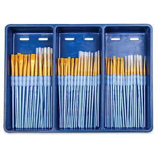 Royal Langnickel Scholastic Choice Class Pack - Golden Taklon Combo, Set of 72