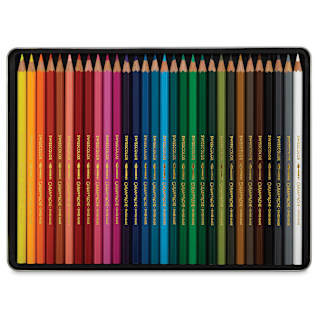 Caran d'Ache Swisscolor Water-Soluble Colored Pencils - Set of 30