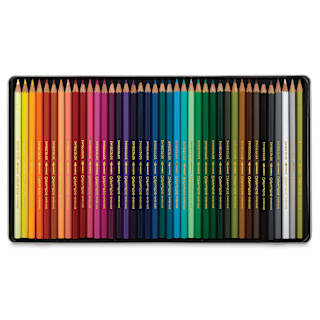 Caran d'Ache Swisscolor Water-Soluble Colored Pencils - Set of 40