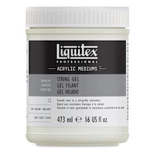 Liquitex Effects String Gel Medium - 16 oz jar