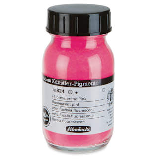 Schmincke Pigment - Fluorescent Pink, 100 ml Jar